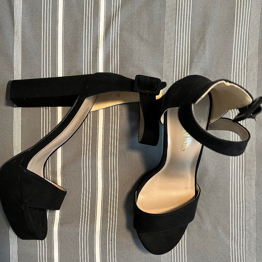 Suede Platform Heels